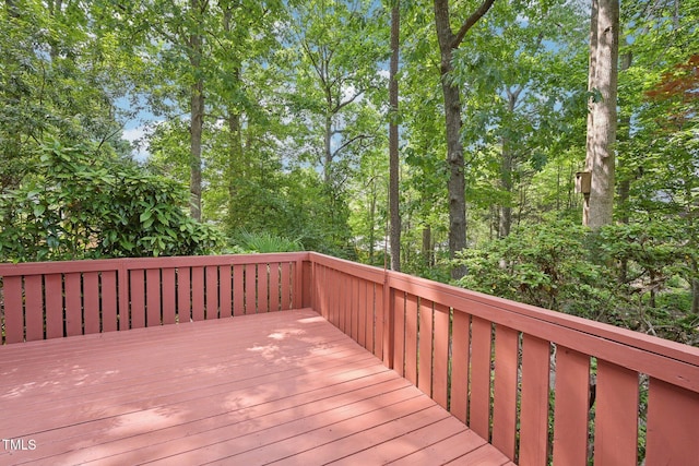 124 Twin Oaks Pl, Cary, NC 27511 - view of wooden deck