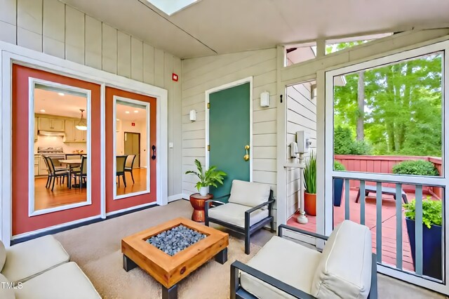 124 Twin Oaks Pl, Cary, NC 27511 - view of sunroom