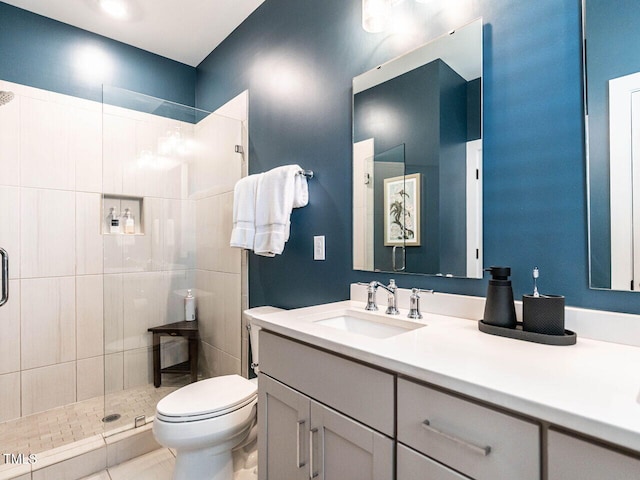 1610 Draper View Loop Unit 101, Raleigh, NC 27608 - full bathroom featuring vanity and a shower stall