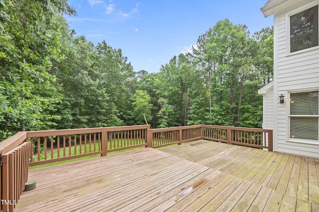 1124 Kalworth Rd, Wake Forest, NC 27587 - view of wooden deck