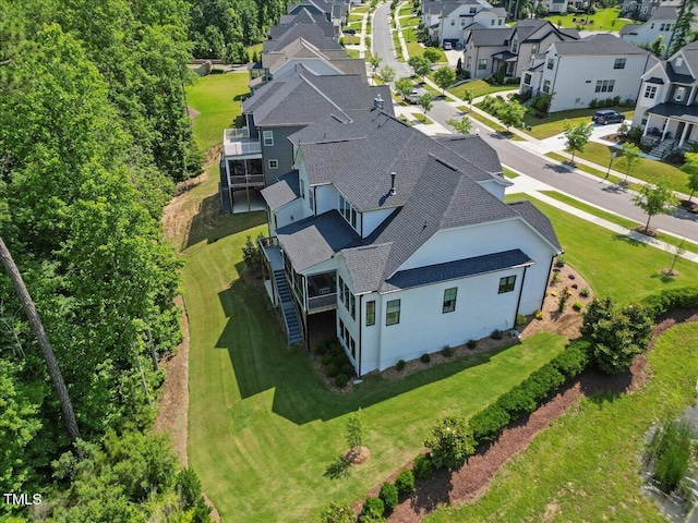 111 Stone Park Dr, Wake Forest, NC 27587 - aerial perspective of suburban area