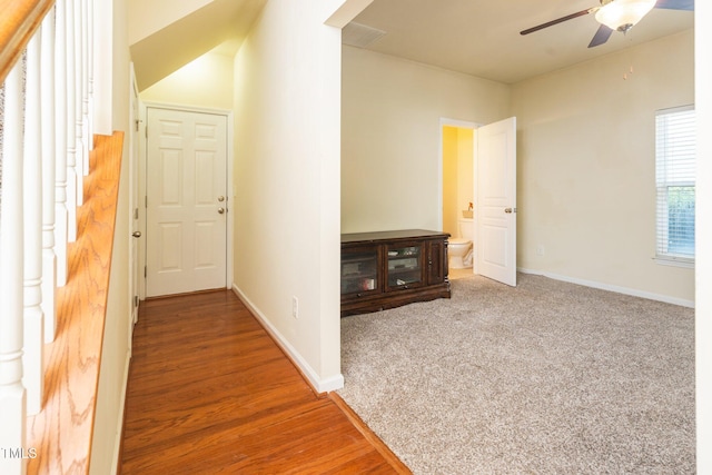 1017 Frank Page Dr, Cary, NC 27511 - corridor featuring baseboards and wood finished floors