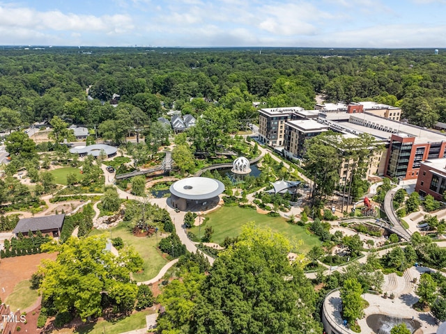 1017 Frank Page Dr, Cary, NC 27511 - bird's eye view of a heavily wooded area