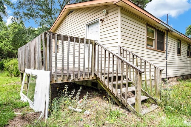 6200 Arabia Rd, Lumber Bridge, NC 28357 - view of side of property featuring a deck
