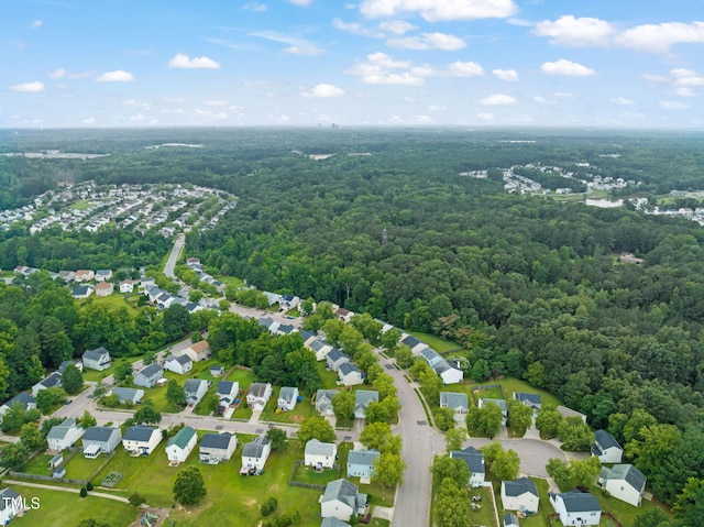 518 Clearfield Dr, Durham, NC 27703 - drone / aerial view of a heavily wooded area
