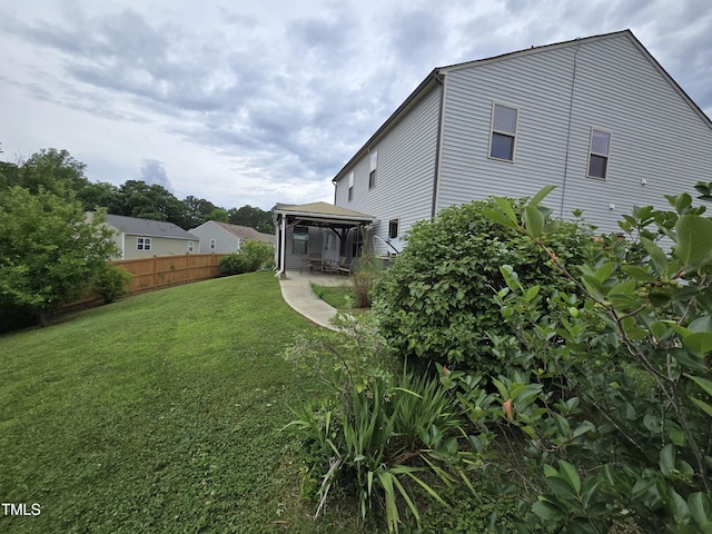 2511 Dalmahoy Ln, Fuquay Varina, NC 27526 - view of yard featuring a gazebo and a patio