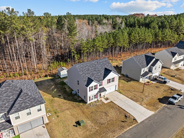 274 E Boulder Rd, Henderson, NC 27537 - view from above of property with a forest