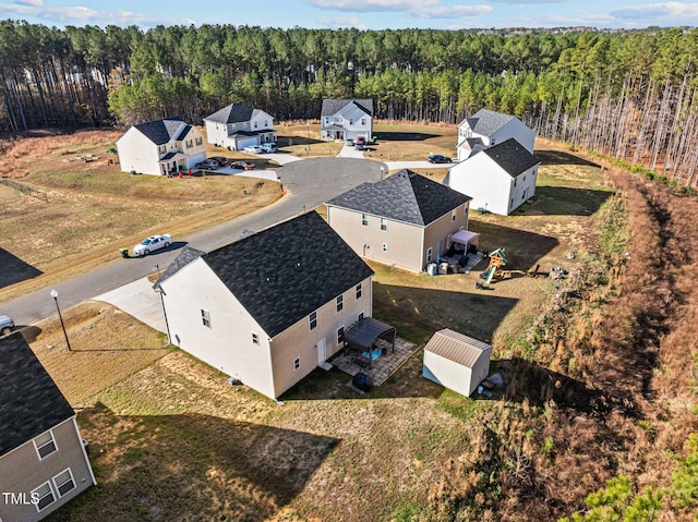 274 E Boulder Rd, Henderson, NC 27537 - view from above of property featuring a heavily wooded area