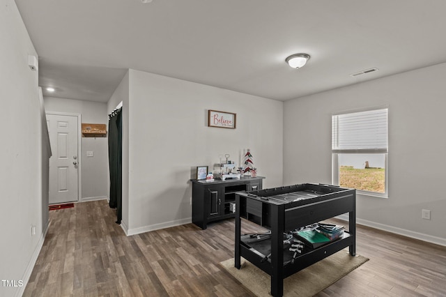 274 E Boulder Rd, Henderson, NC 27537 - office featuring wood finished floors and baseboards