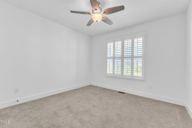 121 Nate Ct, Wake Forest, NC 27587 - carpeted empty room featuring ceiling fan and baseboards