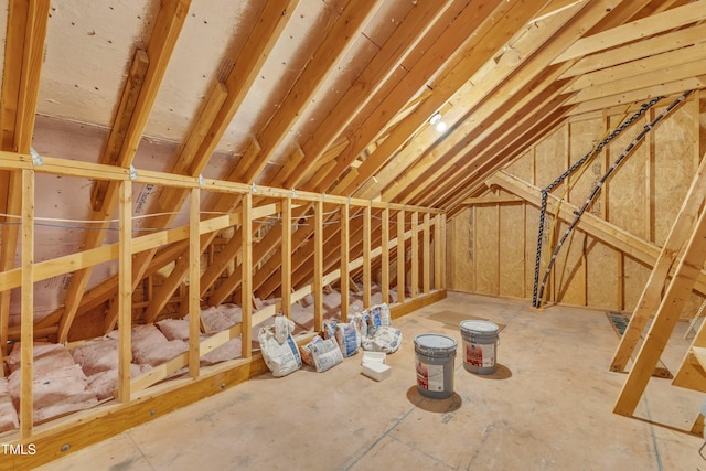 121 Nate Ct, Wake Forest, NC 27587 - view of unfinished attic