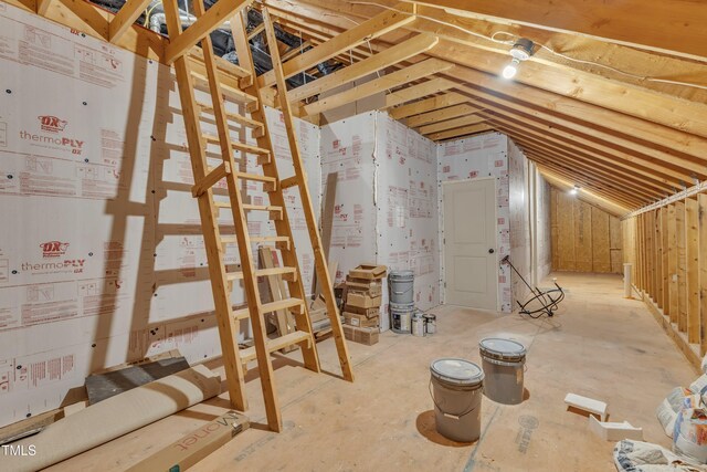 121 Nate Ct, Wake Forest, NC 27587 - view of unfinished attic