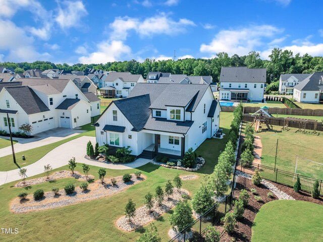121 Nate Ct, Wake Forest, NC 27587 - aerial perspective of suburban area