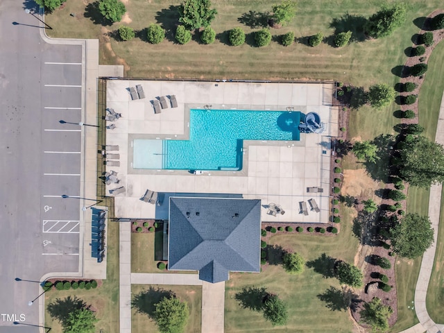 121 Nate Ct, Wake Forest, NC 27587 - view of property location featuring a pool area