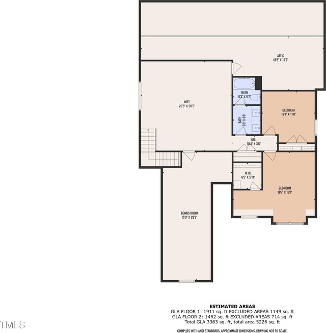 121 Nate Ct, Wake Forest, NC 27587 - property floor plan