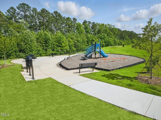 263 Meadowbark Bnd Unit 33, Garner, NC 27529 - view of community with a lawn