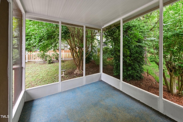 3405 E Jameson Rd, Raleigh, NC 27604 - view of unfurnished sunroom