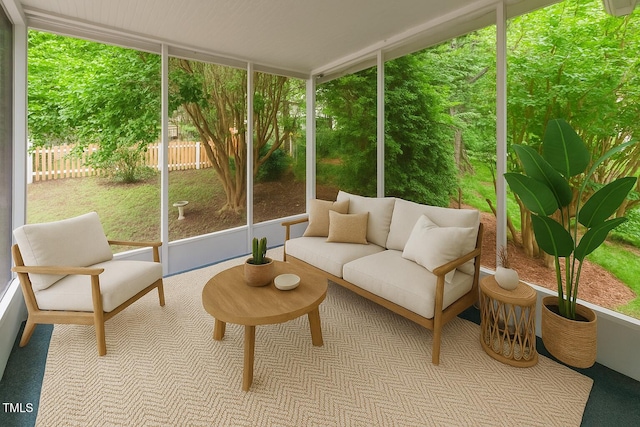 3405 E Jameson Rd, Raleigh, NC 27604 - sunroom / solarium featuring outdoor lounge area
