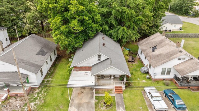517 E 14th St, Lumberton, NC 28358 - aerial view of property and surrounding area
