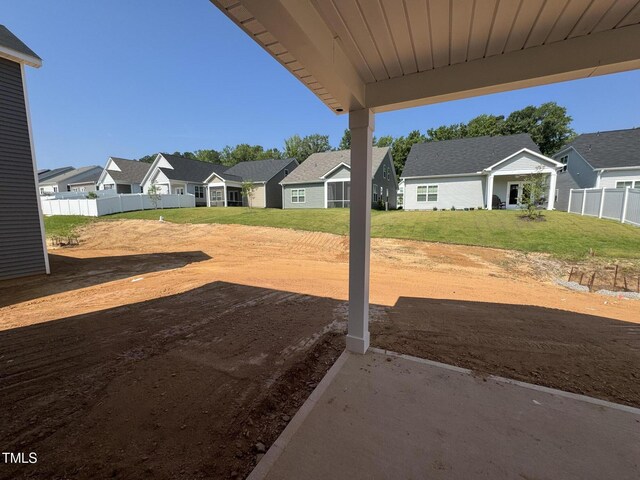 252 Meadowbark Bnd Unit 46, Garner, NC 27529 - view of patio / terrace featuring a residential view