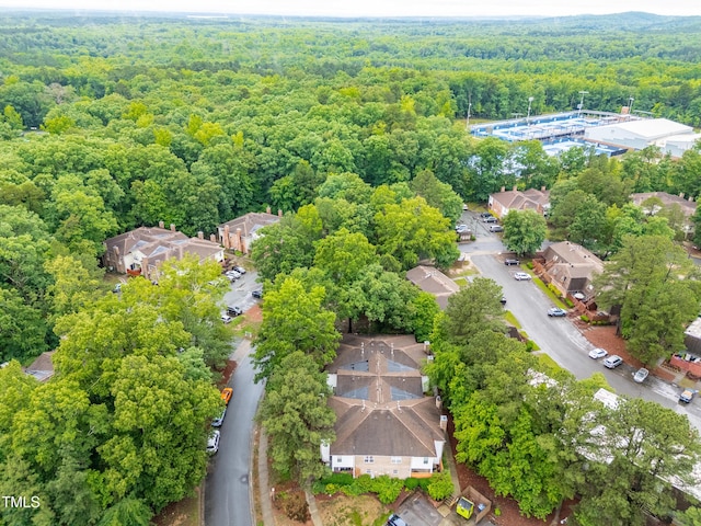 320 Summerwalk Cir, Chapel Hill, NC 27517 - bird's eye view of a heavily wooded area
