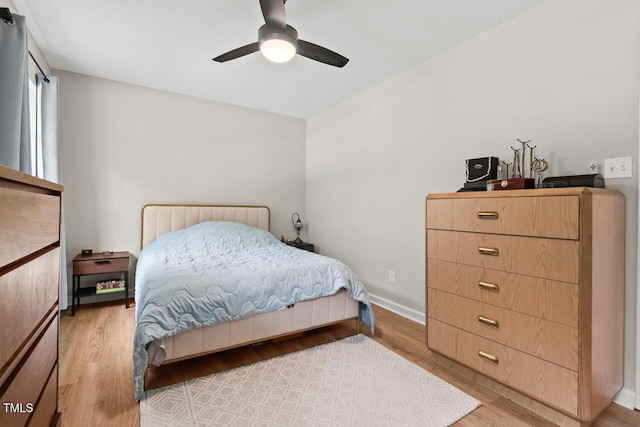 411 Buxton St, Durham, NC 27713 - bedroom featuring wood finished floors and ceiling fan