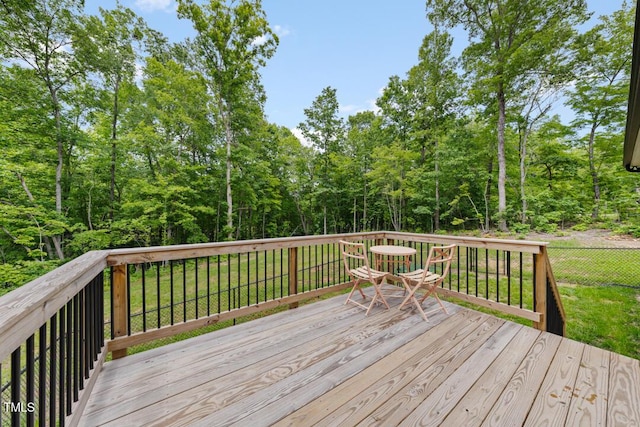 50 Harriet Gentry Ln, Timberlake, NC 27583 - wooden deck featuring a yard