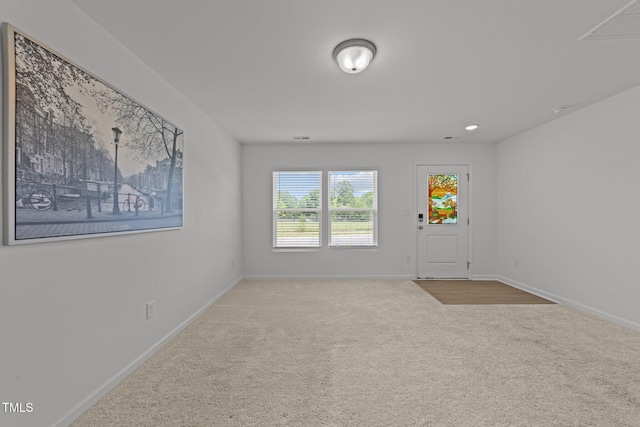 447 N Fisher St, Raleigh, NC 27610 - carpeted foyer with baseboards