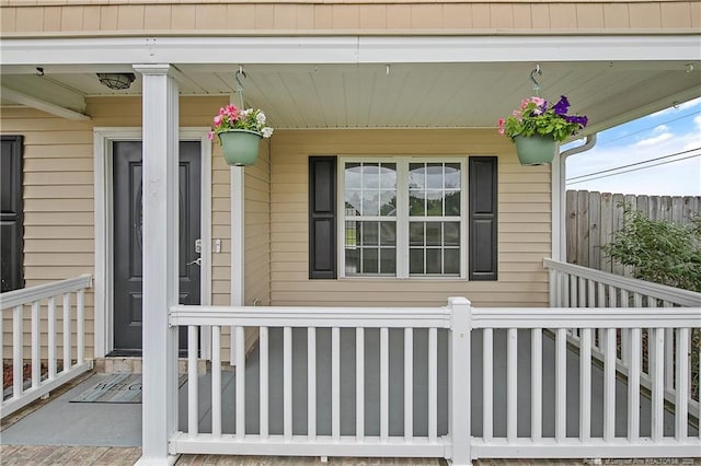 120 Wood Valley Ln, Raeford, NC 29376 - view of exterior entry featuring covered porch