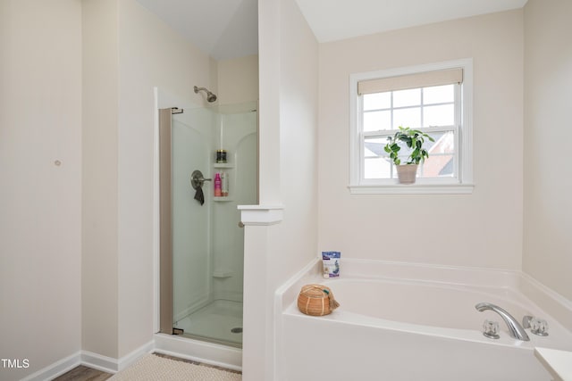 930 Pristine Ln, Rolesville, NC 27571 - full bath featuring a stall shower and a bath