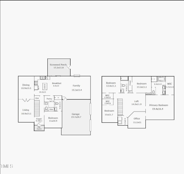930 Pristine Ln, Rolesville, NC 27571 - floor plan / room layout