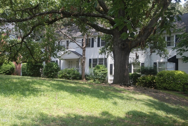 1908 Smallwood Dr, Raleigh, NC 27605 - view of front of property with a front lawn