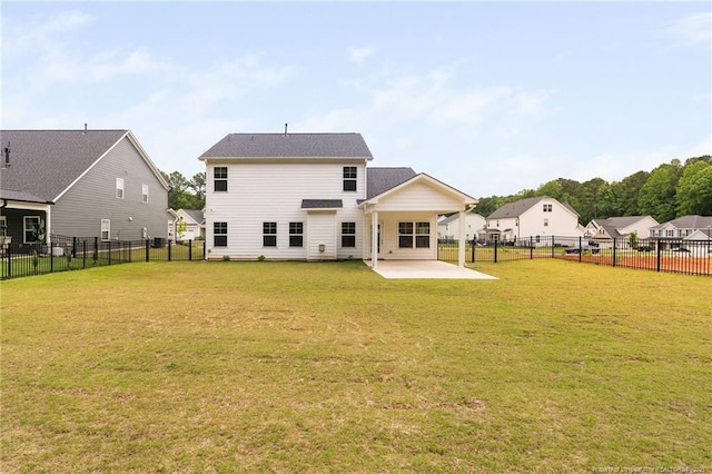 25 Vast View Way, Youngsville, NC 27596 - rear view of house with a patio area