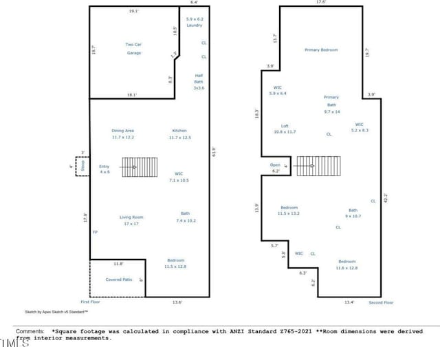 921 Rosepine Dr, Cary, NC 27519 - room layout