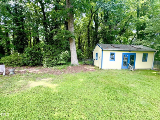 518 Heater Dr, Cary, NC 27511 - view of yard with an outbuilding