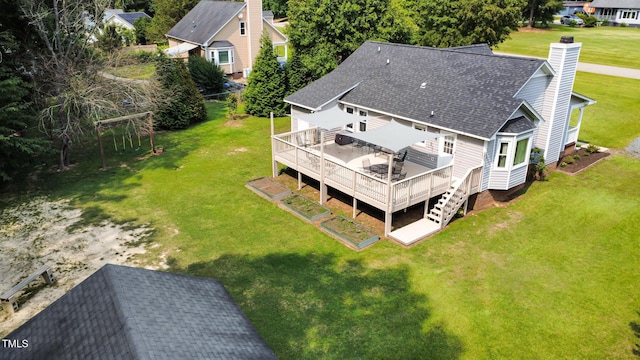 701 Creekside Dr, Clayton, NC 27520 - aerial view of property and surrounding area