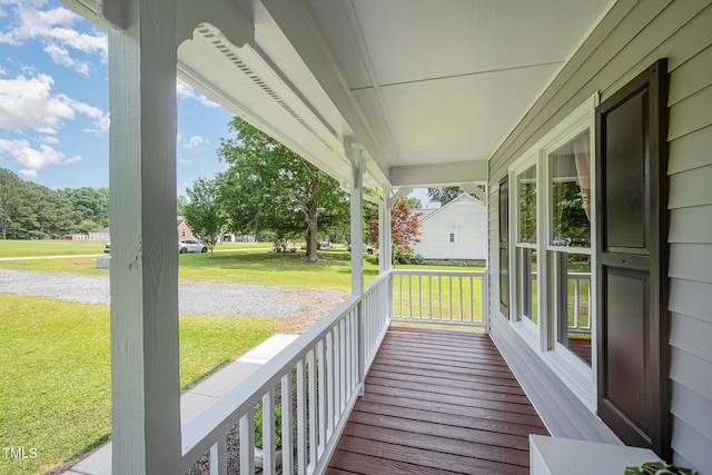 701 Creekside Dr, Clayton, NC 27520 - porch with a lawn