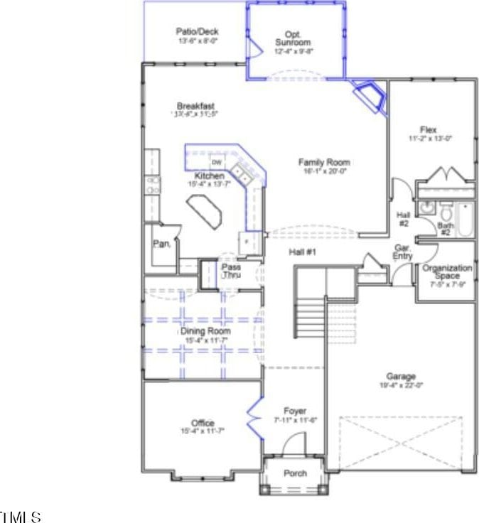 221 N Maple Walk Unit 221, Garner, NC 27529 - home floor plan