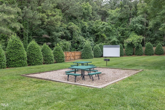 6509 Conaway Ct, Wake Forest, NC 27587 - view of yard with a view of trees