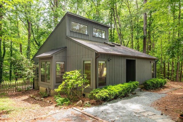 120 Polks Landing Rd, Chapel Hill, NC 27516 - view of front of house featuring roof with shingles