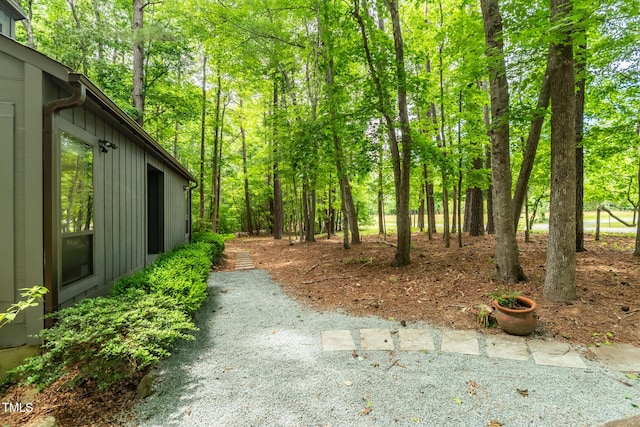 120 Polks Landing Rd, Chapel Hill, NC 27516 - view of yard with a view of trees
