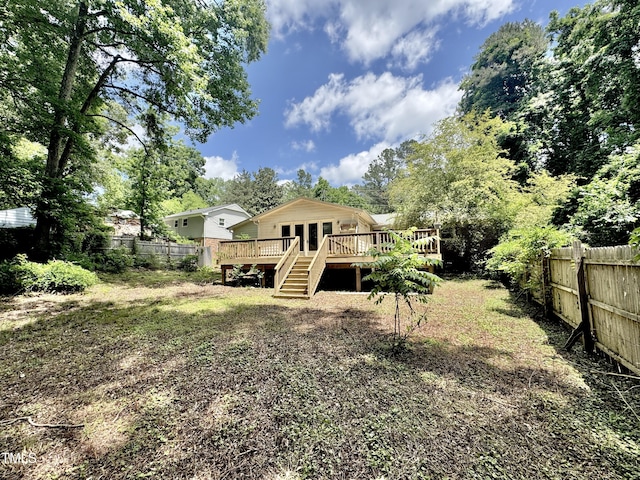 322 S Dixon Ave, Cary, NC 27511 - back of house with a deck