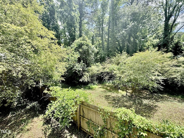 322 S Dixon Ave, Cary, NC 27511 - view of yard featuring a forest view