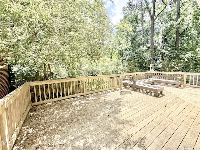 322 S Dixon Ave, Cary, NC 27511 - view of wooden terrace