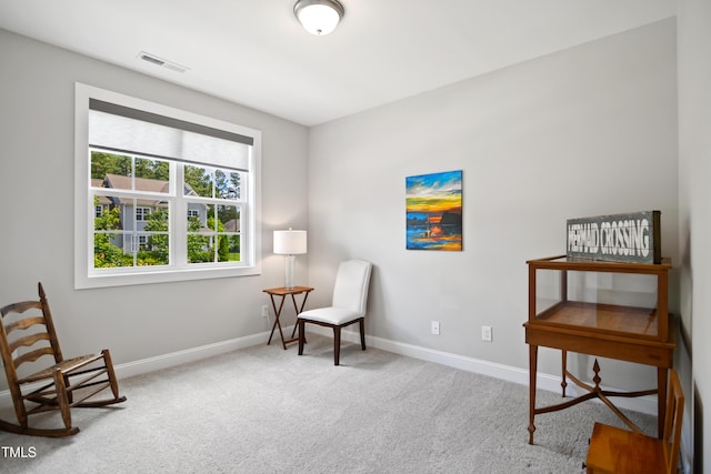 8909 Tara Hill Ln, Wake Forest, NC 27587 - sitting room with baseboards and carpet floors