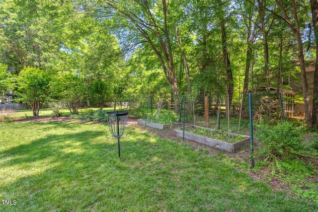 3806 Lochnora Pkwy, Durham, NC 27705 - view of yard with a vegetable garden