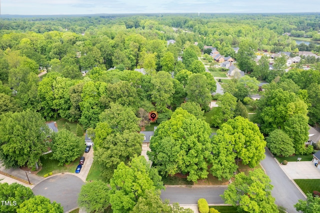 102 Pin Oak Ct, Elon, NC 27244 - aerial view of a heavily wooded area