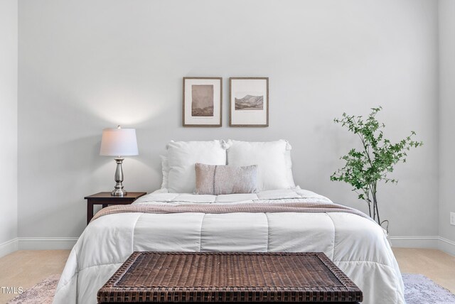 118 Fox Run Ct, Durham, NC 27705 - bedroom featuring carpet floors and baseboards
