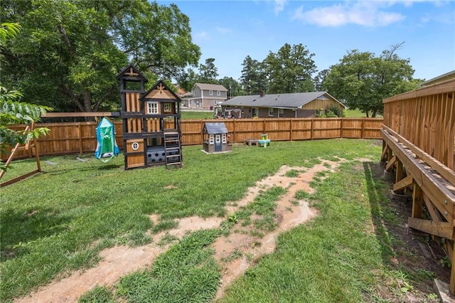 701 Dandridge Dr, Fayetteville, NC 28304 - view of yard featuring a playground
