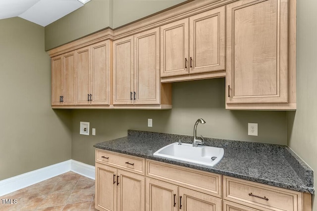 166 Bonica Creek Dr, Garner, NC 27529 - washroom with cabinet space, washer hookup, and baseboards